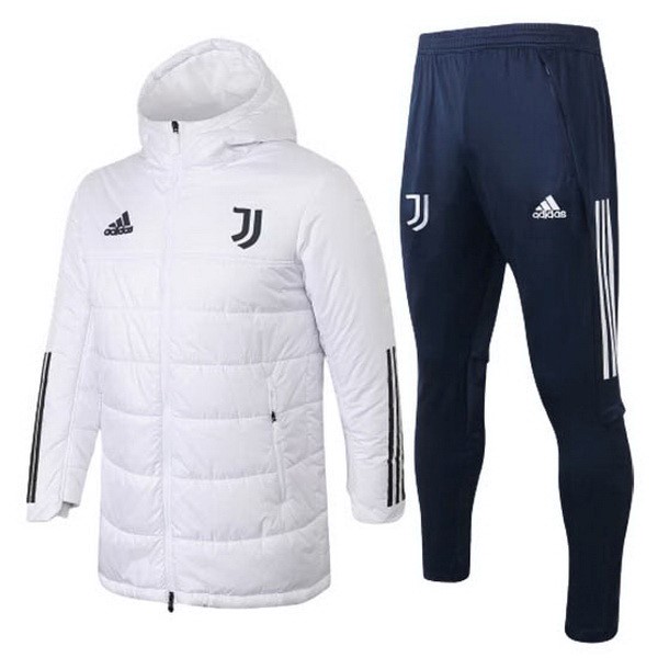 Daunenjacke Juventus Komplett Set 2020-21 Weiß